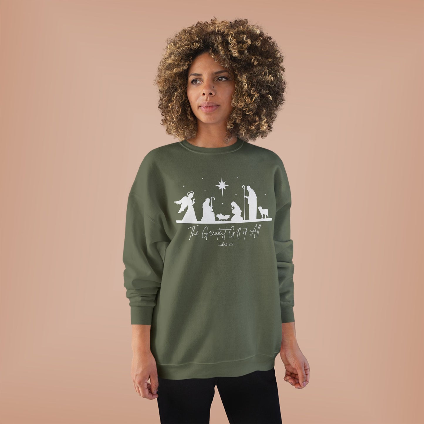 The Greatest Gift of All Nativity Sweatshirt