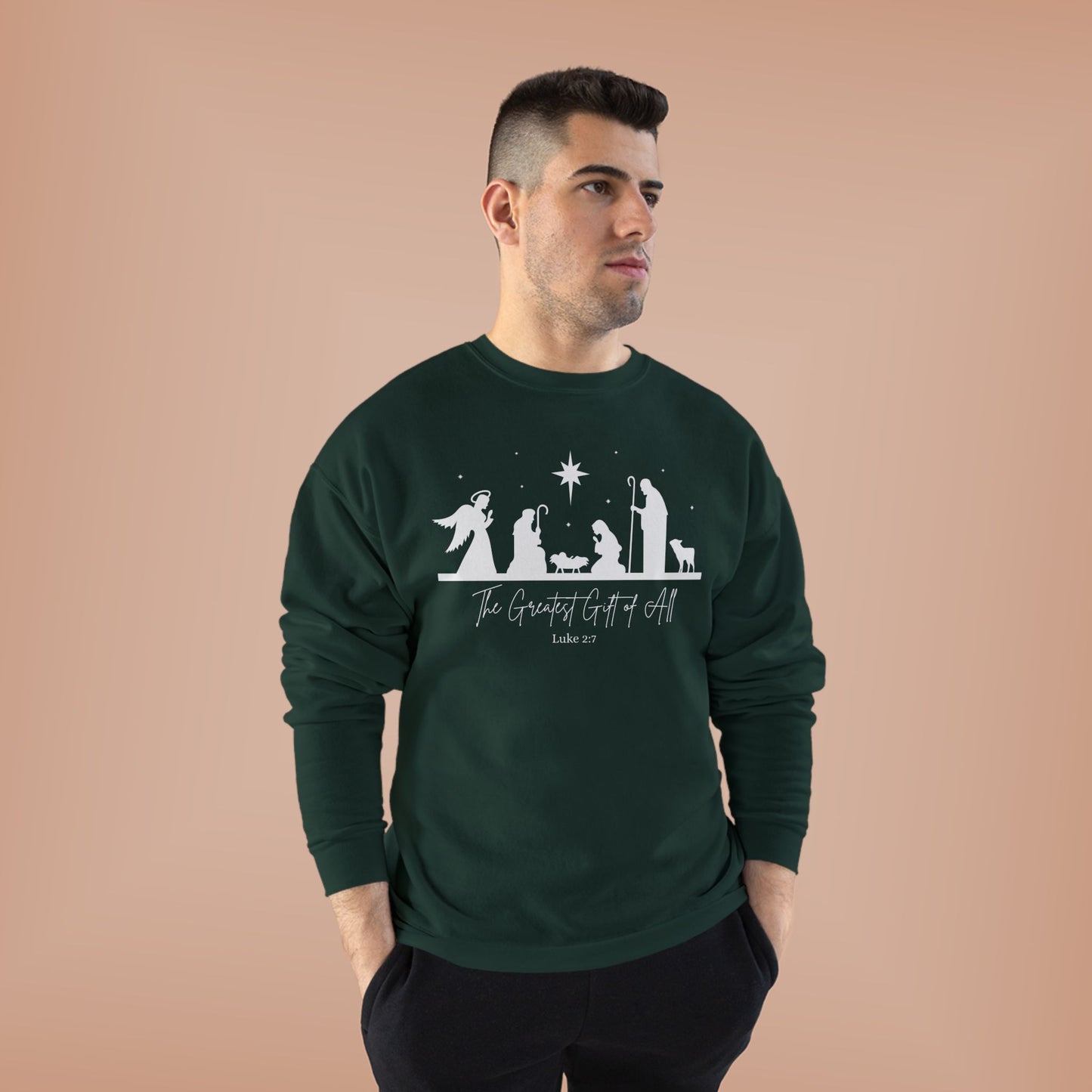 The Greatest Gift of All Nativity Sweatshirt