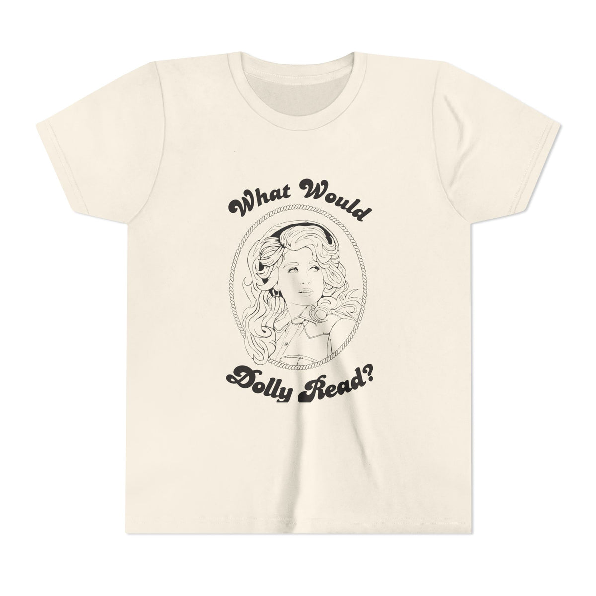 Blue Youth Tee — "What Would Dolly Read?" Dolly Parton Imagination Library Fundraising Shirt