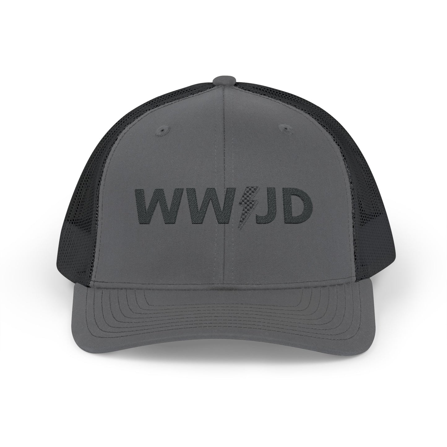 WWJD Snapback Trucker Cap