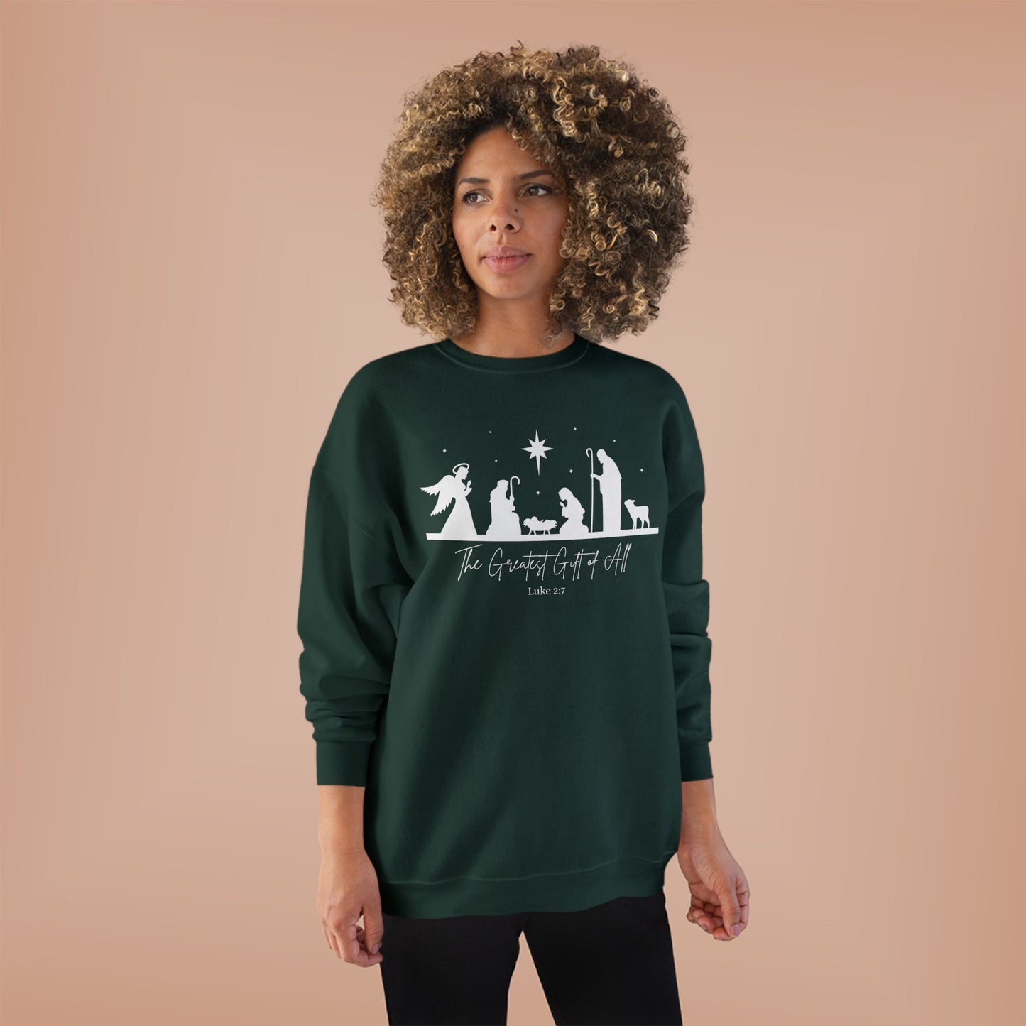 The Greatest Gift of All Nativity Sweatshirt